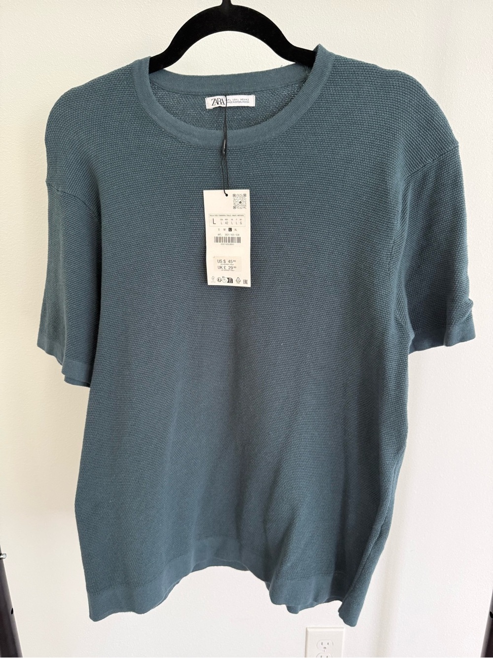 Zara Short Sleeve Knit Top